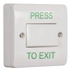 RGL large plastic PRESS TO EXIT button, light switch style
