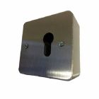 CDVI Flush Stainless Steel Euro Keyswitch, Maintained