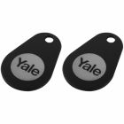 Yale Smart Lock Key Tag - Black - Twin Pack