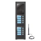 AES 8 button GSM assembled modular unit