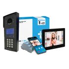 CAME BPT VR ZAMAK MTM 9-Way Digital Keypad Video Flush Kit Black XTS 7