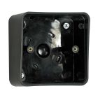 RGL standard black hooded surface back box for PBBRED