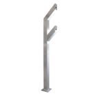 SRS-TUFF-POST Stainless Steel Dual Height 1600mm, 2x45 Degree Sections