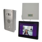 AES Praetorian Flush Stainless Steel IP Video System and 3 Monitors