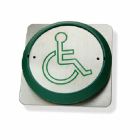 CDVI All-active Stainless Steel Switch Wheelchair Logo, Surface