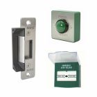 SRS Lock Pack Kit - Short ANSI Strike, PTE Button and Break Glass
