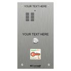Comelit 1 Button VR Engravable IKall Audio Panel + Prox Cutout