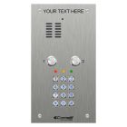 Comelit 2 Button VR Engravable IKall Audio Panel + Keypad