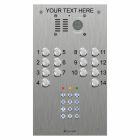 Comelit 14 button, VR s.steel engravable iKall video + keypa