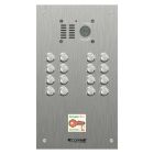 Comelit 16 button, VR s.steel engravable iKall video + prox.