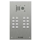 Comelit 16 button, VR s.steel engravable iKall video panel with keypad