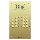 Comelit 16 button, VR brass engravable iKall video panel D7