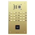 Comelit 16 button, VR brass engravable iKall video + prox.