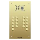 Comelit 18 button, VR brass engravable iKall video panel D7
