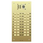 Comelit 36 button, VR brass engravable iKall video panel