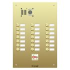 Comelit 21 button, VR brass name window iKall video panel with prox