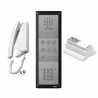 Videx 9 Way Flush VR4K Vandal Resistant Audio Kit with Codelock