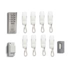 Bell 8 Way Vandal Resistant Audio Entry Kit with Surface Panel