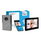 CAME BPT VRM S/S Engravable 2-Way Video Flush Kit with White XTS 7IP