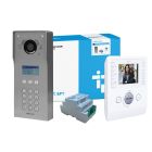 CAME BPT VRM Engravable 1-Way Digi Keypad Video Surf Kit White Perla