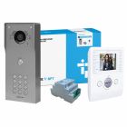 CAME BPT VRM S/S Engravable 8-Way Video Flush Keypad Kit &amp;amp; Black Perla