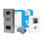 CAME BPT VRM Engravable 6-Way Digital Prox Video Flush Kit White Perla