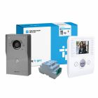 CAME BPT VRM S/S Engravable 10-Way Video Flush Kit with Black Perlas