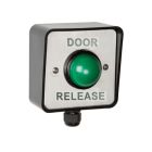 RGL standard weatherproof green dome DOOR RELEASE exit button