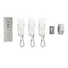 Bell 3 Way Vandal Resistant Audio Entry Kit with Flush Panel