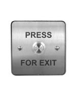 SRS Surface Stainless Steel Button Engraved Press For Exit
