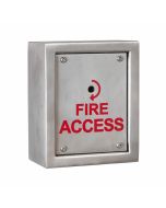 RGL stainless steel Fireman Switch in a surface housing