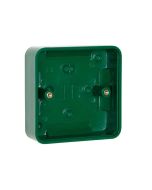 RGL standard green plastic back box