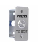 CDVI Architrave Stainless Steel Exit Button, Flush Mount