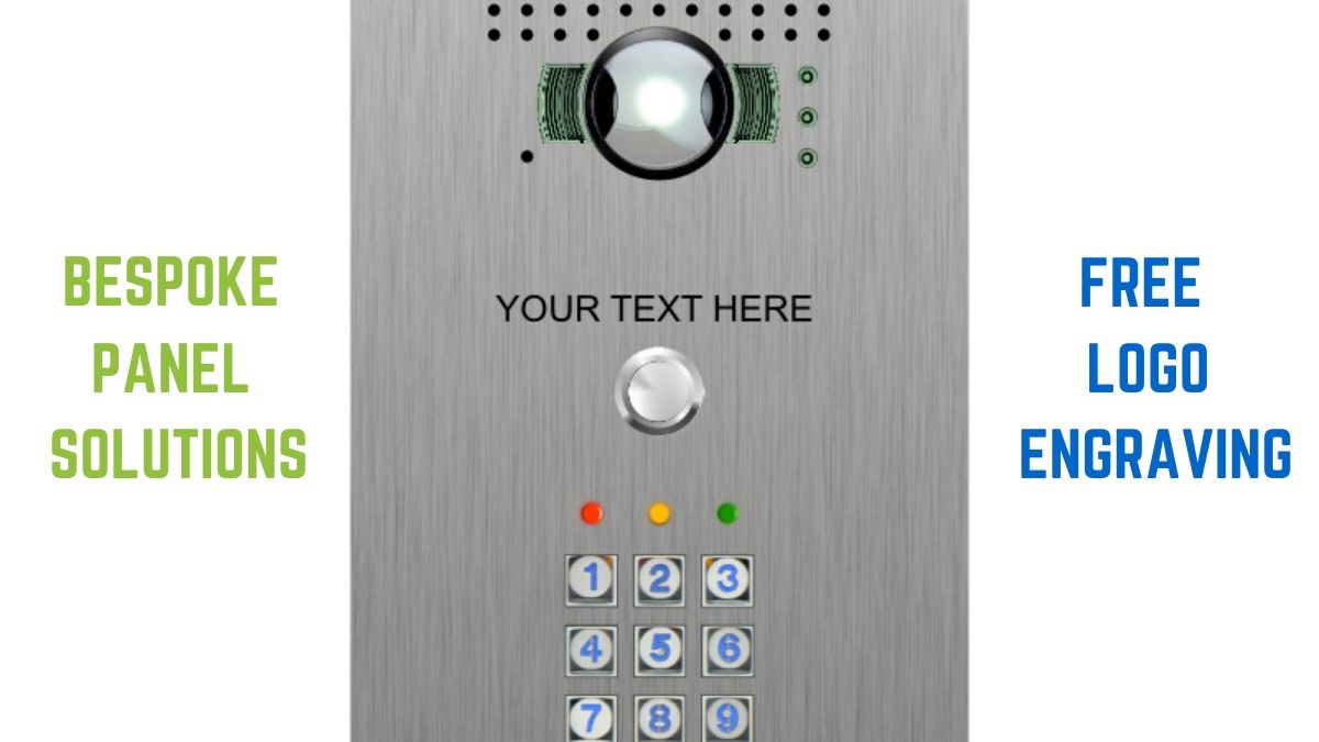 Bespoke door entry panel solutions from Door Entry Direct